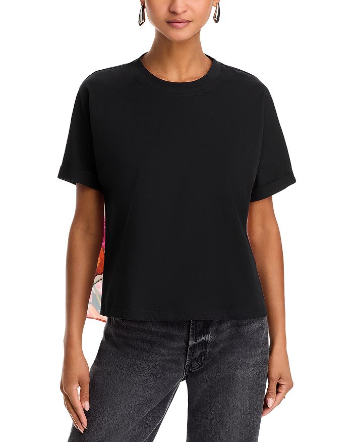 Комбинированная футболка 3.1 Phillip Lim, черный 
Комбинированная футболка 3.1 Phillip Lim, черный