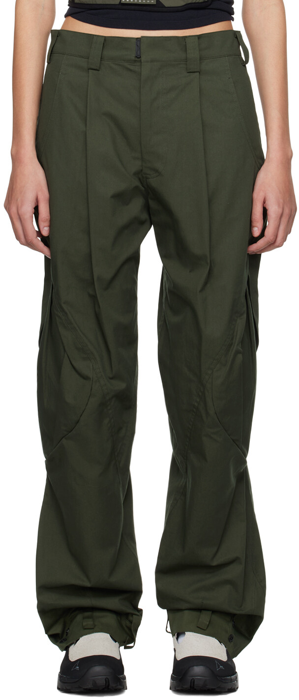 Брюки с карманами-клапанами HYEIN SEO, хаки
Брюки с карманами-клапанами HYEIN SEO, хаки