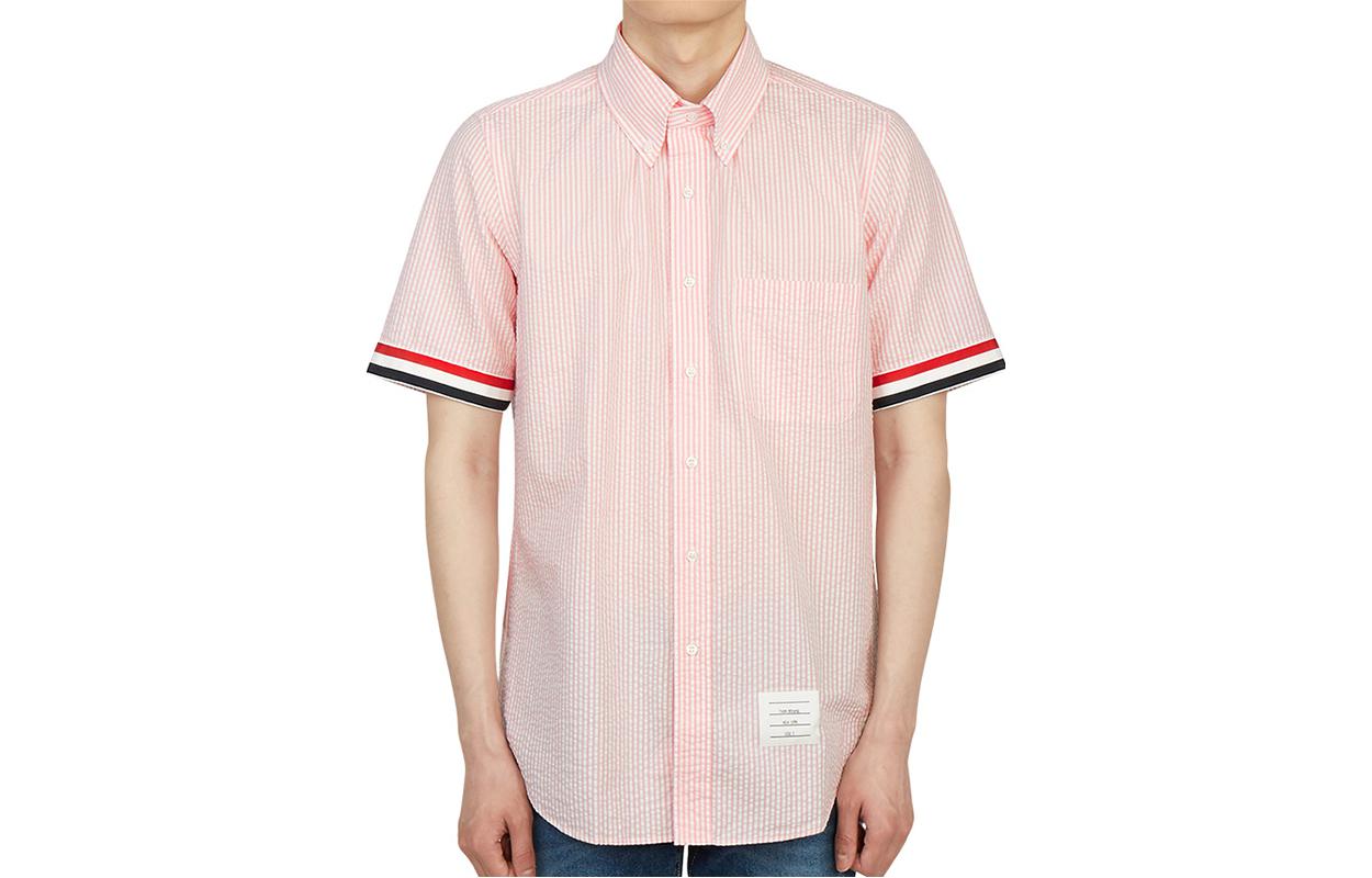 Футболка мужская розовая THOM BROWNE
Футболка мужская розовая THOM BROWNE