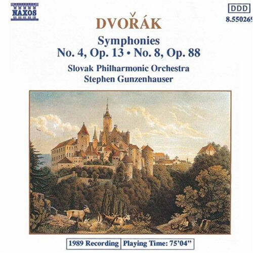 CD диск Dvorak / Gunzenhauser / Slovak Philharmonic: Symphonies 4 & 8
CD диск Dvorak / Gunzenhauser / Slovak Philharmonic: Symphonies 4 & 8