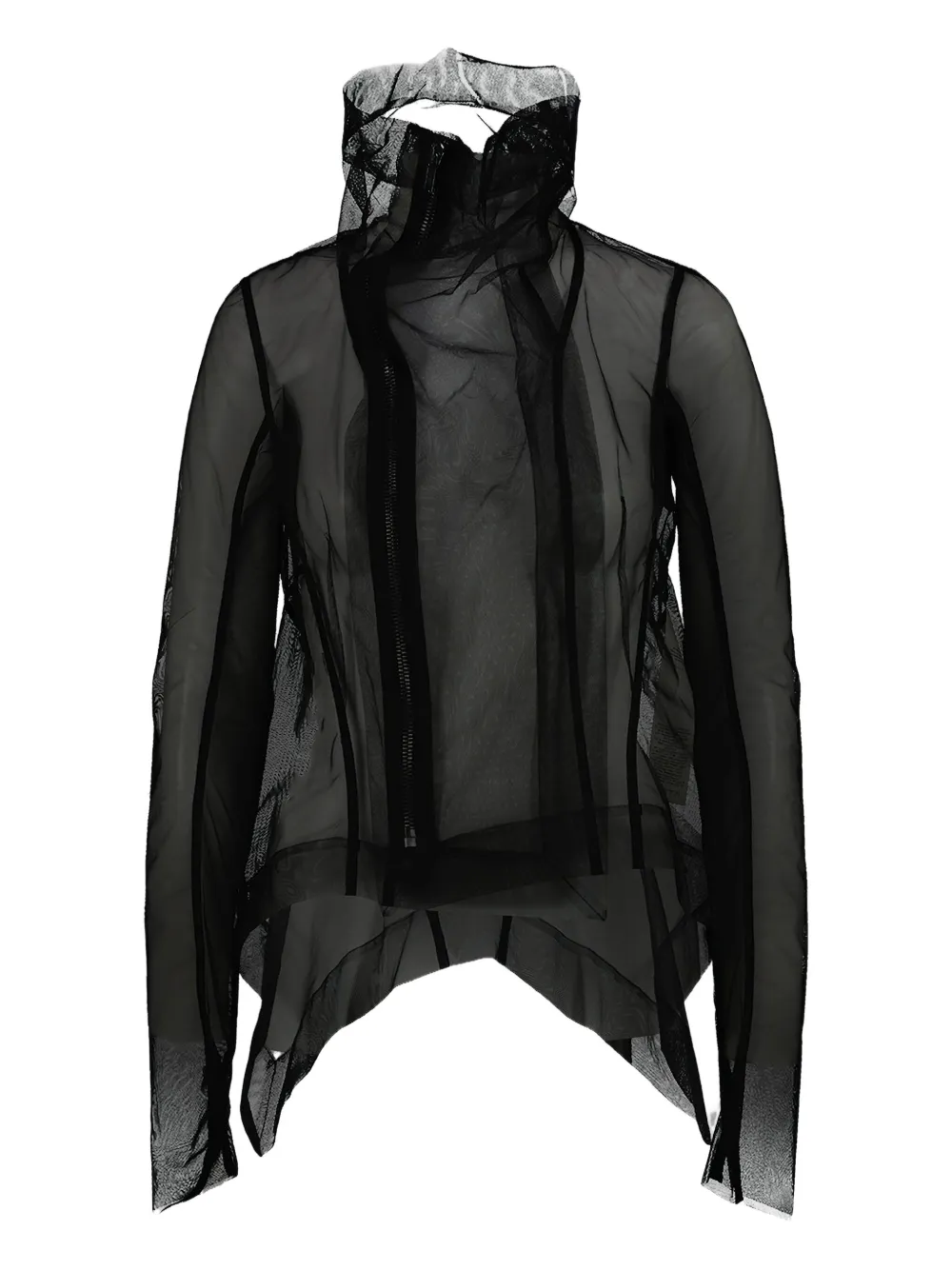 Байкерская куртка Naska из тюля Rick Owens, черный
Байкерская куртка Naska из тюля Rick Owens, черный