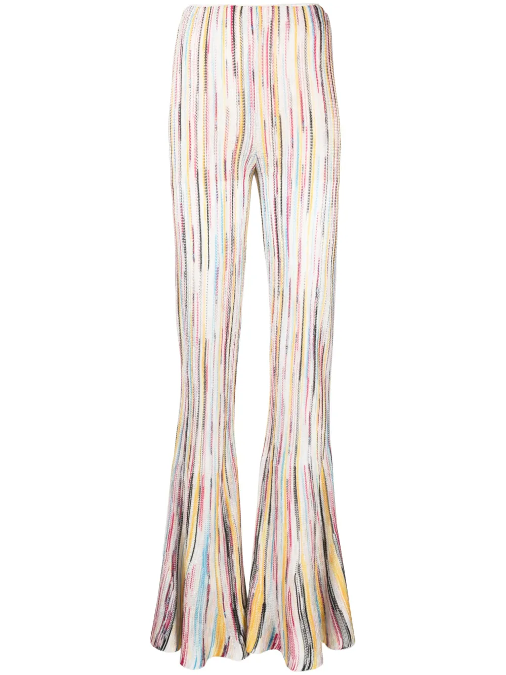 Расклешенные брюки в полоску Missoni
Расклешенные брюки в полоску Missoni