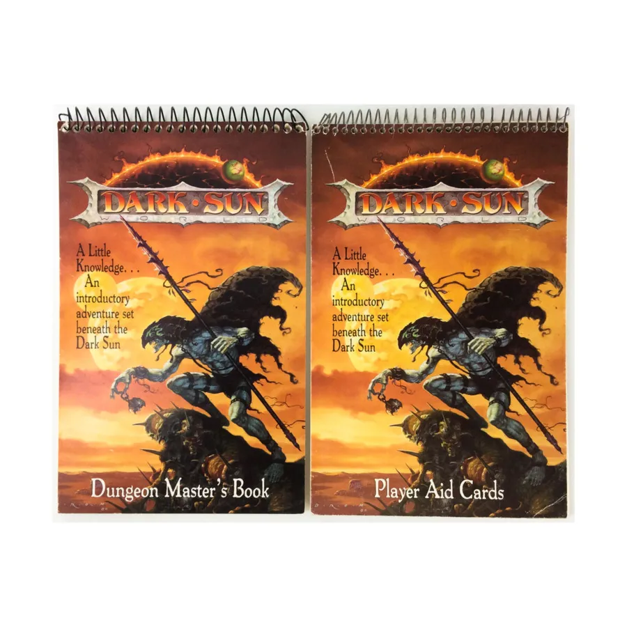 Dark Sun (1st Edition) - Dungeon Master's Book and Player Aid Cards Only!, Dark Sun, мягкая обложка
Dark Sun (1st Edition) - Dungeon Master's Book and Player Aid Cards Only!, Dark Sun, мягкая обложка