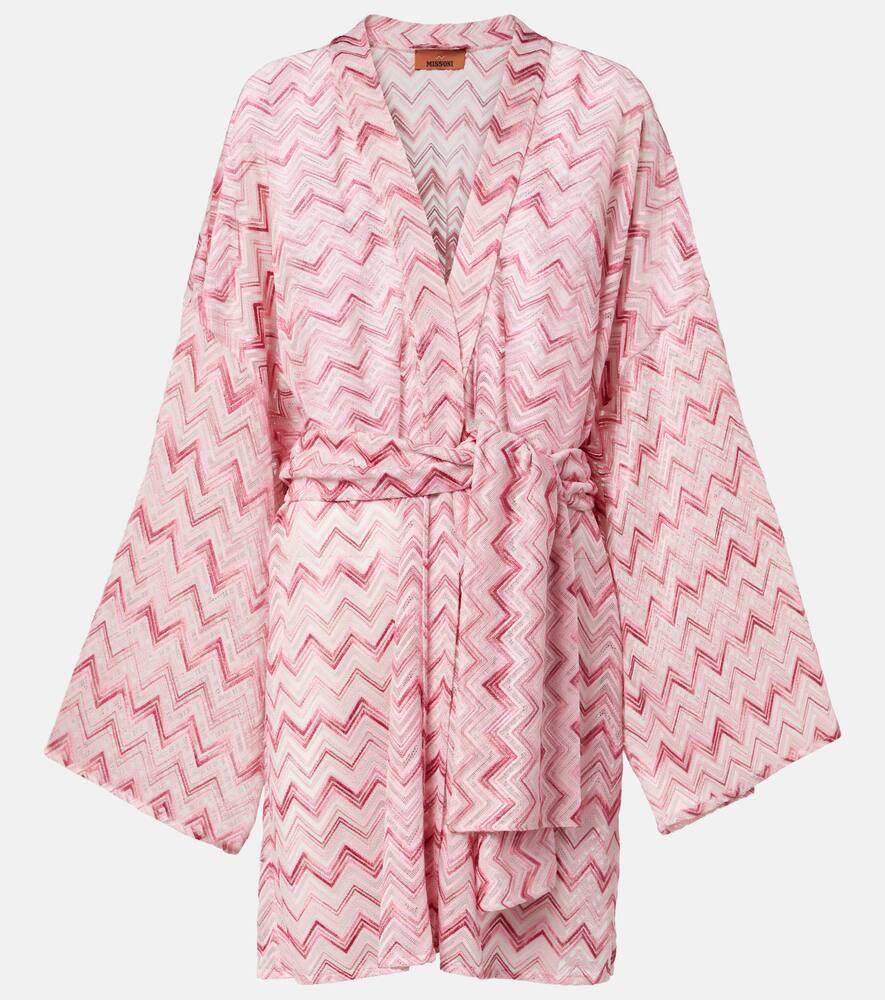 Зигзагообразная ламе платье Missoni, Pink/White
Зигзагообразная ламе платье Missoni, Pink/White