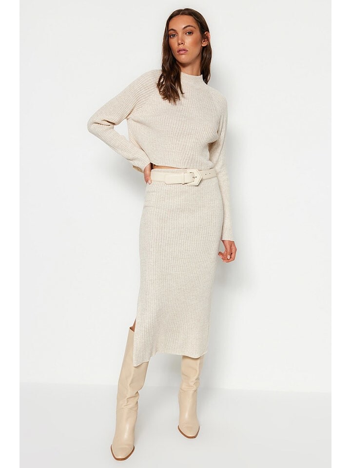 Пуловер trendyol 2tlg Outfit, кремовый
Пуловер trendyol 2tlg Outfit, кремовый