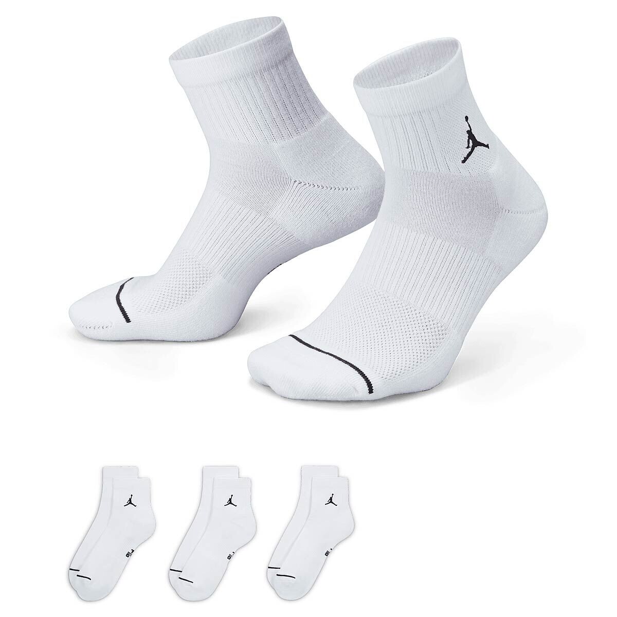 Носки U J EVERYDAY ANKLE SOCKS Jordan, цвет Weiß/Schwarz 
Носки U J EVERYDAY ANKLE SOCKS Jordan, цвет Weiß/Schwarz