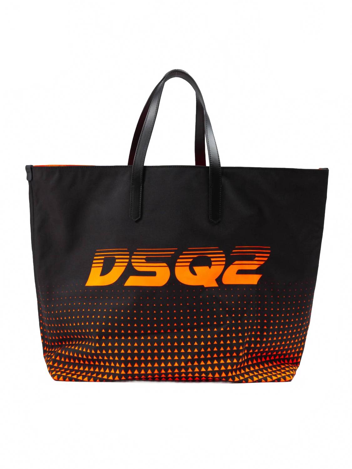 Dsquared2 Женская двухцветная сумка-шоппер с логотипом, черно-оранжевая
Dsquared2 Женская двухцветная сумка-шоппер с логотипом, черно-оранжевая