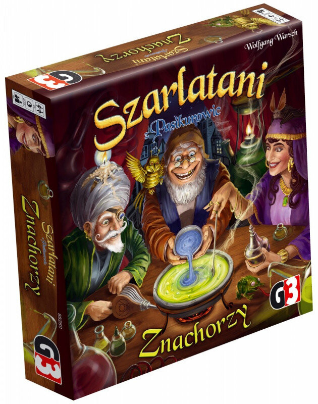 Дополнение Шарлатаны к игре Шарлатаны из Пасикуровице, настольная игра, G3
Дополнение Шарлатаны к игре Шарлатаны из Пасикуровице, настольная игра, G3