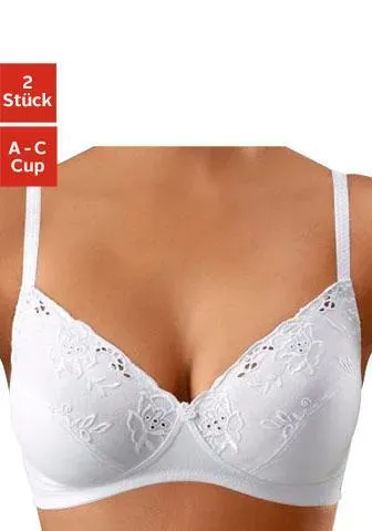 Мягкий бюстгальтер Petite Fleur без косточек с красивой хлопковой вышивкой, белый
Мягкий бюстгальтер Petite Fleur без косточек с красивой хлопковой вышивкой, белый