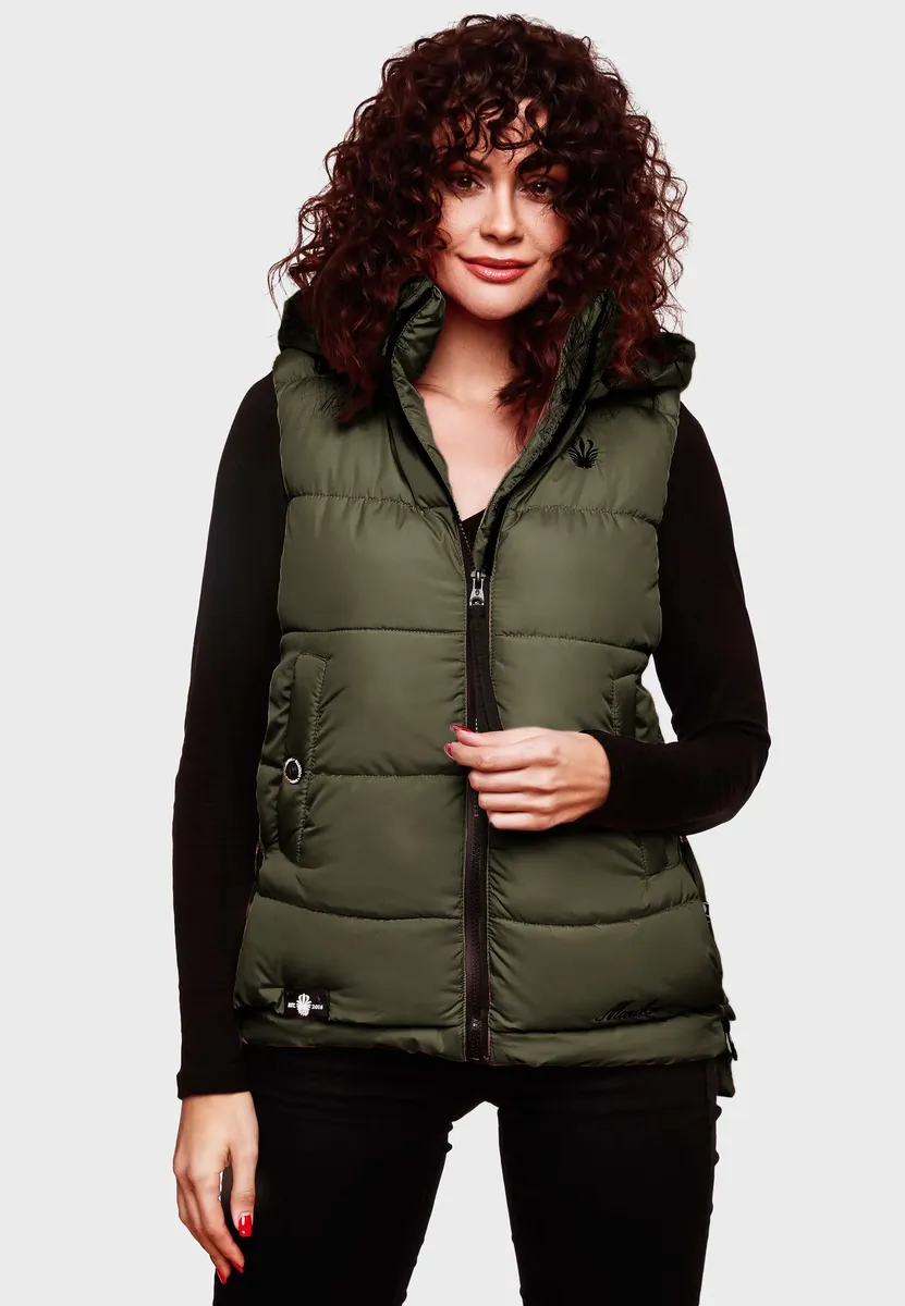 Стеганый жилет Marikoo "Заринаа" с четырьмя боковыми карманами, оливковый, Зеленый, Стеганый жилет Marikoo "Заринаа" с четырьмя боковыми карманами, оливковый
Стеганый жилет Marikoo "Заринаа" с четырьмя боковыми карманами, оливковый, Зеленый, Стеганый жилет Marikoo "Заринаа" с четырьмя боковыми карманами, оливковый