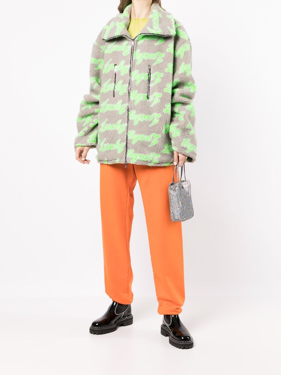 Куртка на молнии с надписью Natasha Zinko, серый
Куртка на молнии с надписью Natasha Zinko, серый