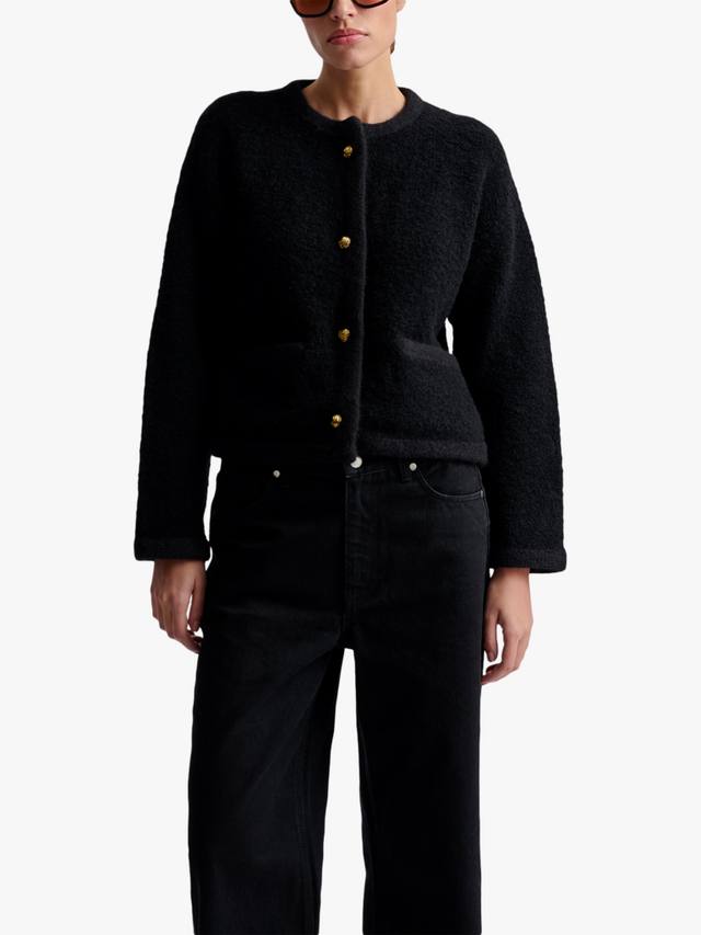 Кардиган из плотной шерсти карли Malina, черный
Кардиган из плотной шерсти карли Malina, черный