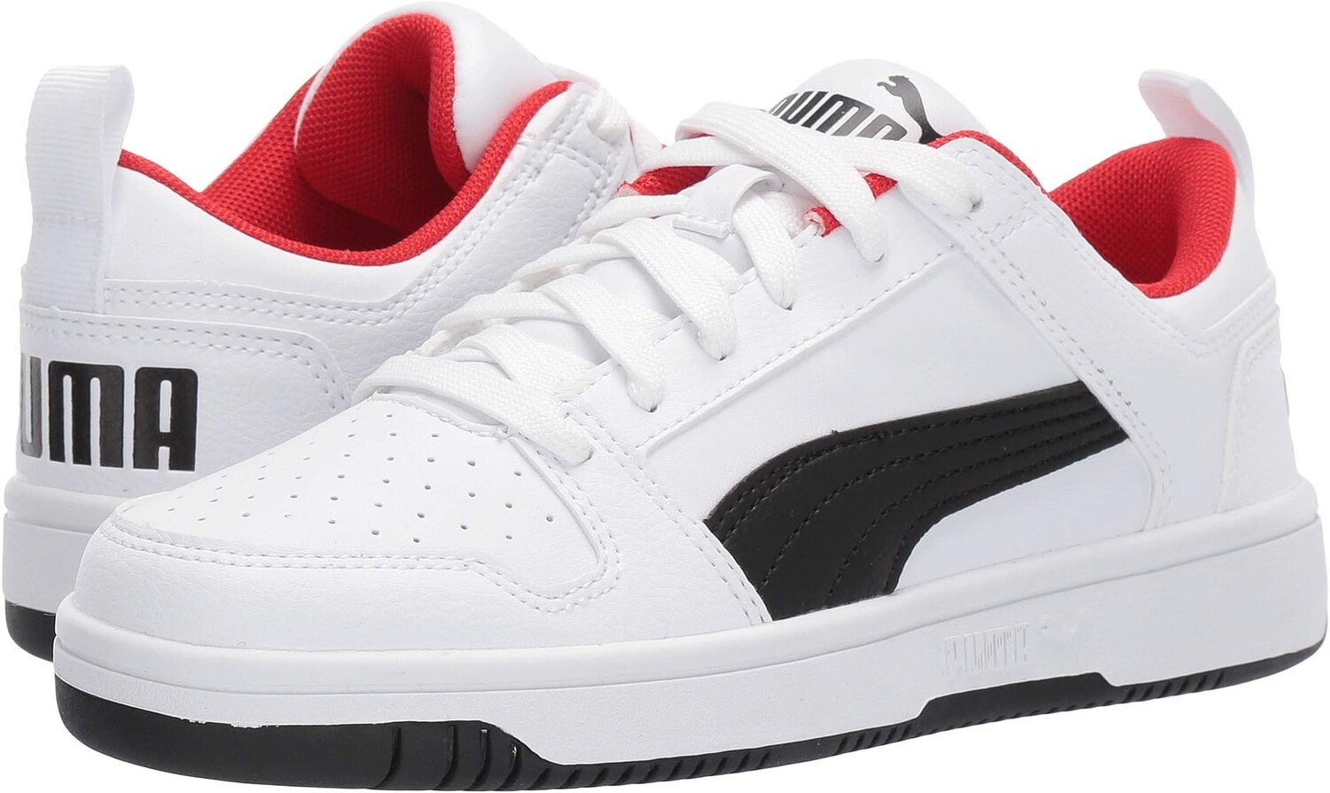 Кроссовки PUMA Kids Puma Kids Rebound Layup Lo Synthetic Leather Sneakers, цвет Puma White/Puma Black/High Risk Red
Кроссовки PUMA Kids Puma Kids Rebound Layup Lo Synthetic Leather Sneakers, цвет Puma White/Puma Black/High Risk Red