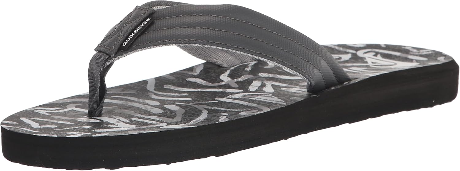 Quiksilver mens Carver Print Flip Flop Сандалии, черный
Quiksilver mens Carver Print Flip Flop Сандалии, черный