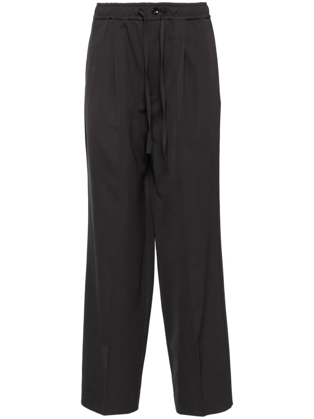 Шерстяные брюки с кулиской Attachment, черный
Шерстяные брюки с кулиской Attachment, черный