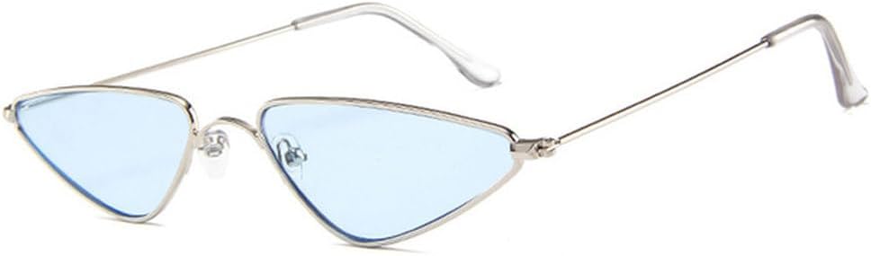 Винтажные солнцезащитные очки «кошачий глаз» для мужчин и женщин, треугольные солнцезащитные очки, металлические очки для женщин, защита от ультрафиолета UV400 HHZZYVY, Silver-blue
Винтажные солнцезащитные очки «кошачий глаз» для мужчин и женщин, треугольные солнцезащитные очки, металлические очки для женщин, защита от ультрафиолета UV400 HHZZYVY, Silver-blue