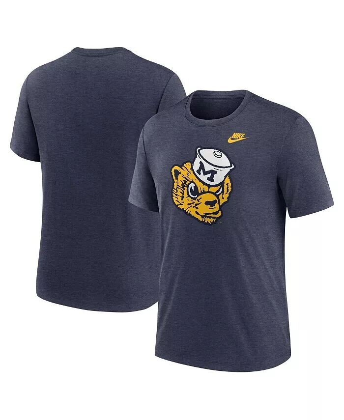 Мужская футболка Michigan Wolverines Blitz Evergreen Legacy Primary Tri-Blend Nike, синий
Мужская футболка Michigan Wolverines Blitz Evergreen Legacy Primary Tri-Blend Nike, синий
