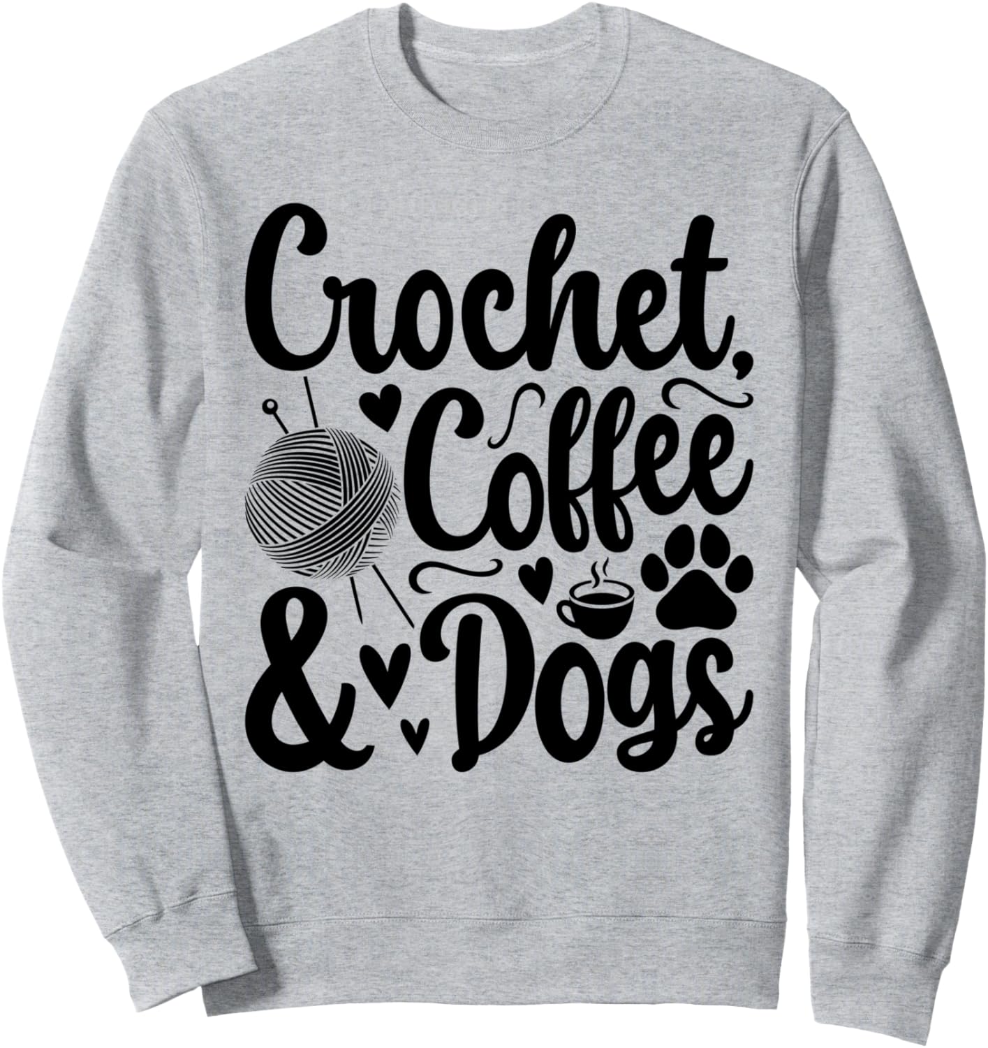 Вязаная толстовка «Кофе и собака» - вязаная толстовка для любителей собак Crocheting Crochet Dog Lover Dog Owner, серый
Вязаная толстовка «Кофе и собака» - вязаная толстовка для любителей собак Crocheting Crochet Dog Lover Dog Owner, серый