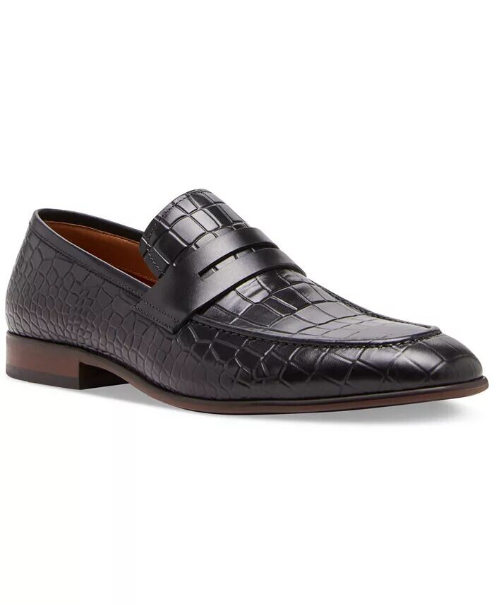 Мужские пенни-лоферы без шнуровки Julius с тиснением под крокодила Steve Madden, черный
Мужские пенни-лоферы без шнуровки Julius с тиснением под крокодила Steve Madden, черный