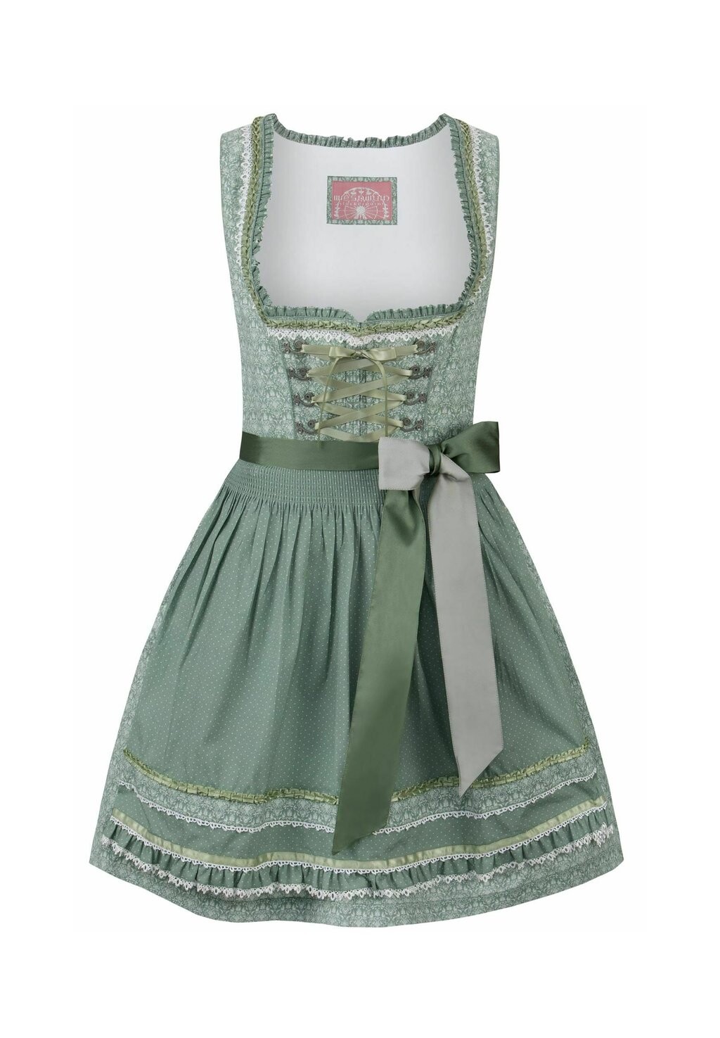 Широкая юбка в сборку KIM Stockerpoint, зеленый 
Широкая юбка в сборку KIM Stockerpoint, зеленый