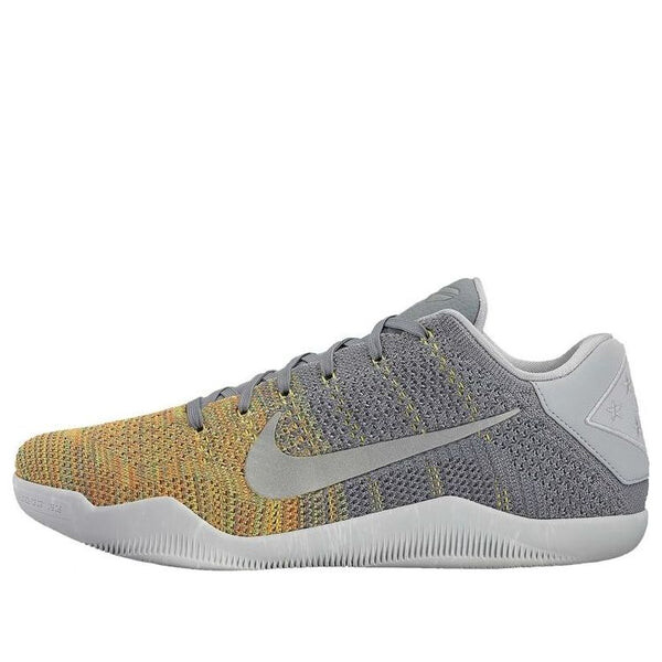 Кроссовки kobe 11 elite low Nike, серый 
Кроссовки kobe 11 elite low Nike, серый