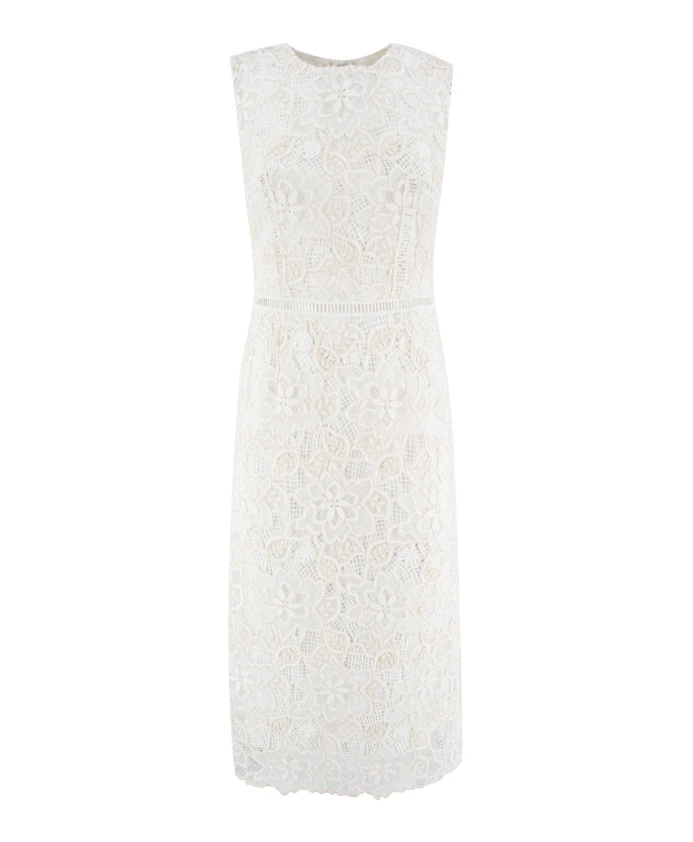 Элегантное платье-футляр из кружева. Ermanno Scervino, белый
Элегантное платье-футляр из кружева. Ermanno Scervino, белый