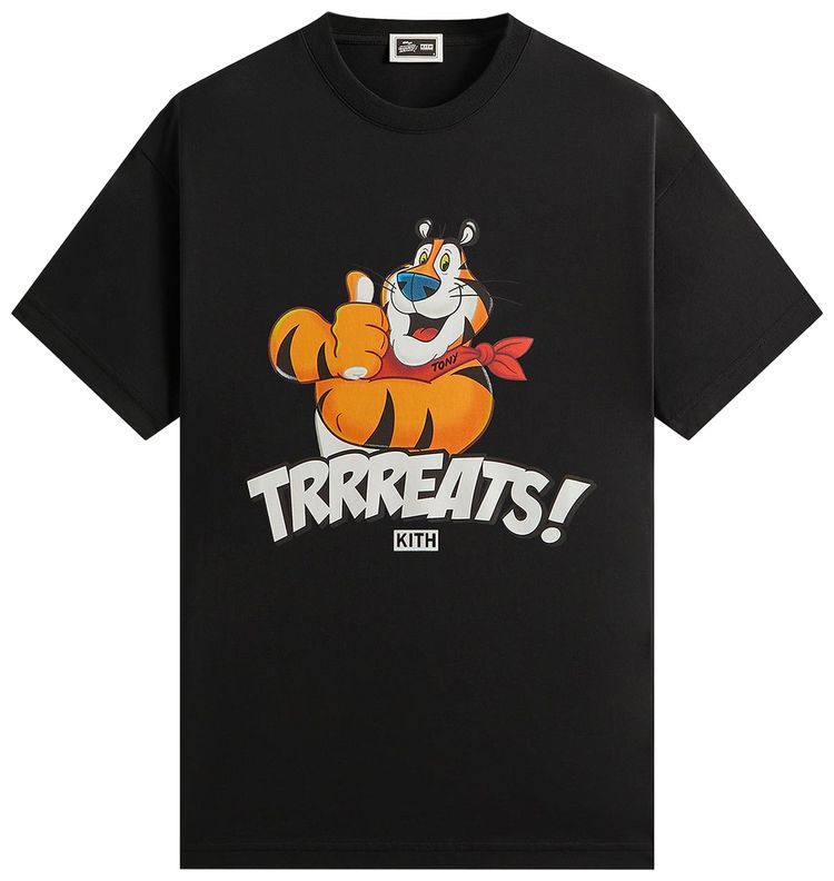 Футболка Kith Treats For Kellogg’s Frosted Flakes Cereal & Tony The Tiger Thumbs Up Tee, черный
Футболка Kith Treats For Kellogg’s Frosted Flakes Cereal & Tony The Tiger Thumbs Up Tee, черный