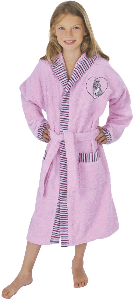 Детский халат Wörner "Лошадь розовый" (1 шт.), с вышивкой, розовый
Детский халат Wörner "Лошадь розовый" (1 шт.), с вышивкой, розовый