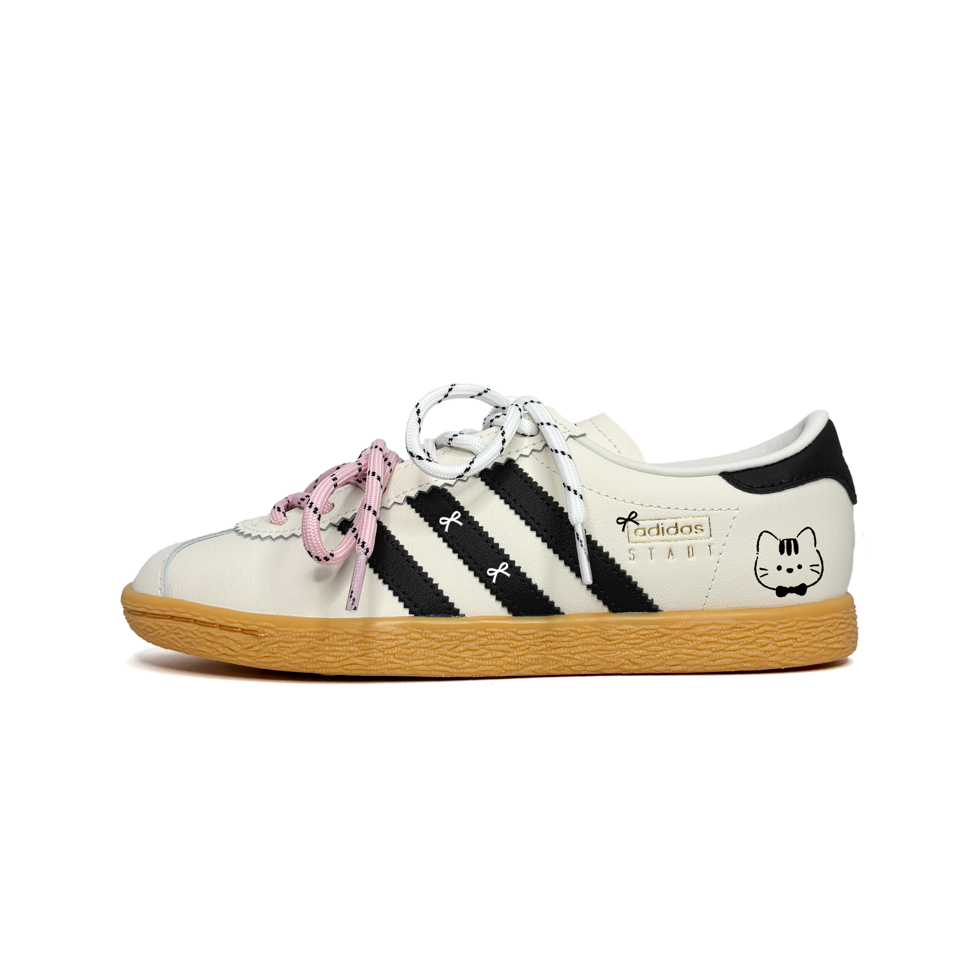Adidas Originals Stadt Butterfly Kitten Abrasion Resistant Low top German Army Trainers Unisex Beige Black
Adidas Originals Stadt Butterfly Kitten Abrasion Resistant Low top German Army Trainers Unisex Beige Black