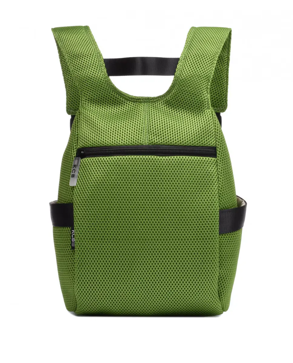 Большой противоугонный рюкзак KCB 3D, светло-зеленый 
Большой противоугонный рюкзак KCB 3D, светло-зеленый