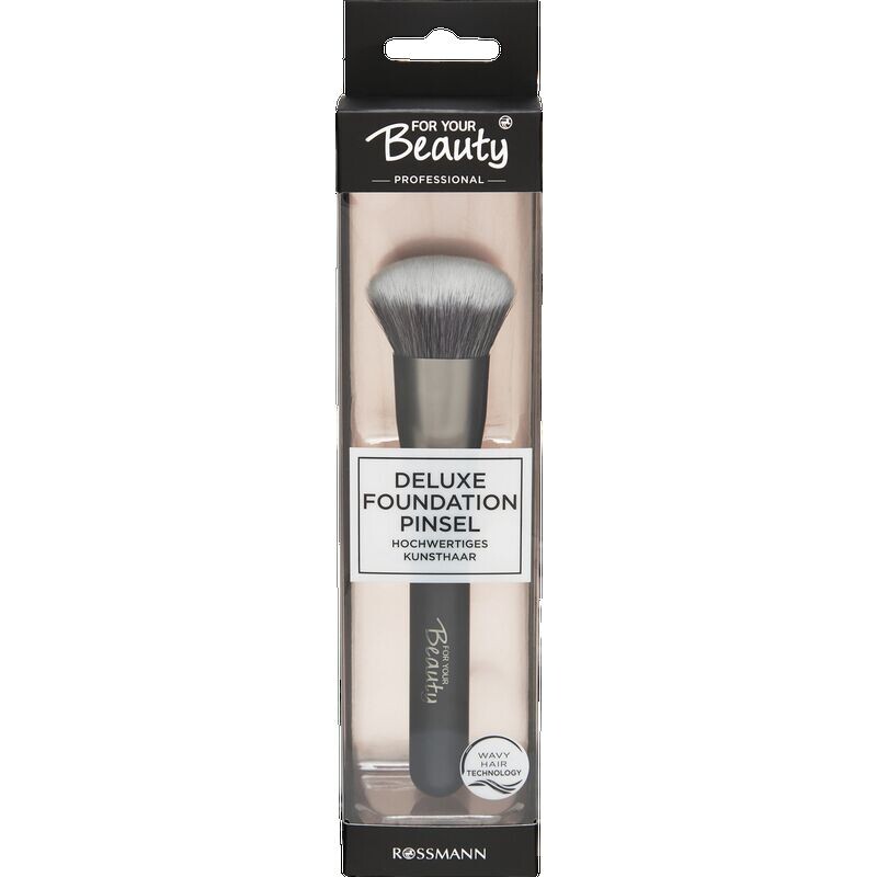 Профессиональная кисть для тональной основы Deluxe 015 For Your Beauty, 1 шт. 
Профессиональная кисть для тональной основы Deluxe 015 For Your Beauty, 1 шт.