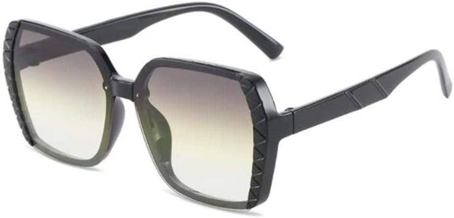 Квадратные солнцезащитные очки в крупной оправе, модные женские солнцезащитные очки с защитой от УФ-излучения для женщин и мужчин Generic, Black Frame Black Yellow Flakes
Квадратные солнцезащитные очки в крупной оправе, модные женские солнцезащитные очки с защитой от УФ-излучения для женщин и мужчин Generic, Black Frame Black Yellow Flakes