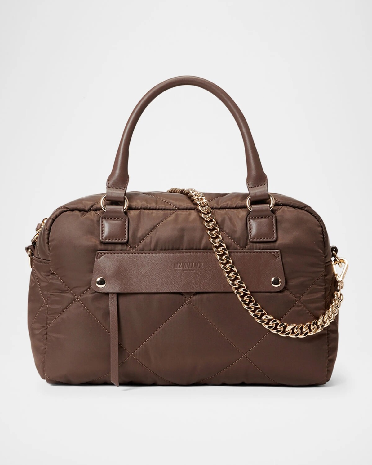 Стеганая нейлоновая сумка-саквояж Madison Mz Wallace, темно-коричневый
Стеганая нейлоновая сумка-саквояж Madison Mz Wallace, темно-коричневый