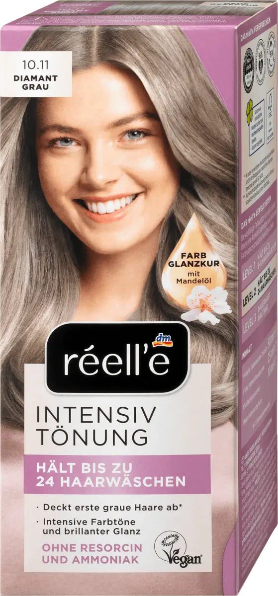 Интенсивный оттенок 10.11 бриллиантовый серый 1 шт. réell‘e
Интенсивный оттенок 10.11 бриллиантовый серый 1 шт. réell‘e