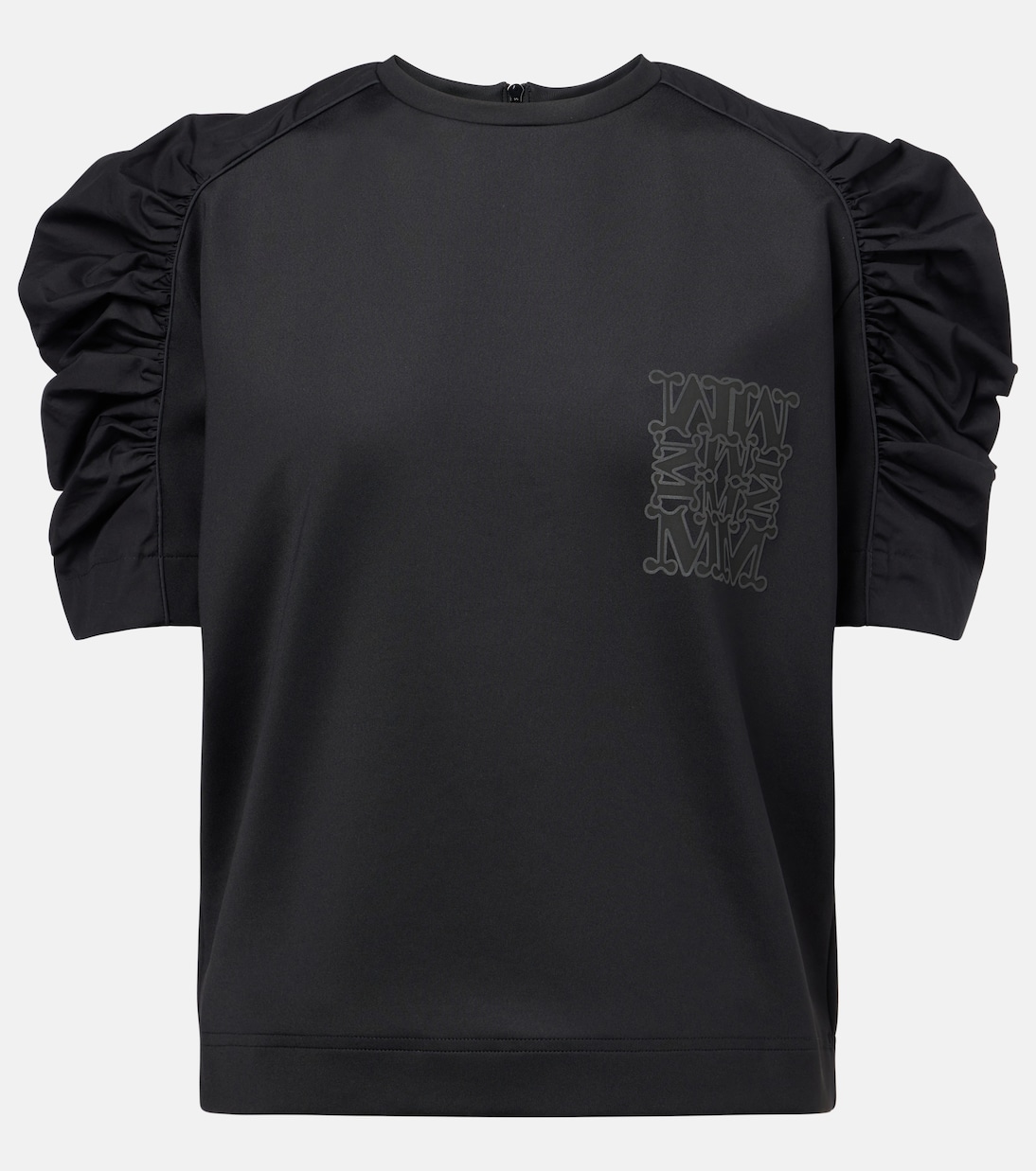 Футболка с логотипом Mantide Max Mara, Nero 
Футболка с логотипом Mantide Max Mara, Nero