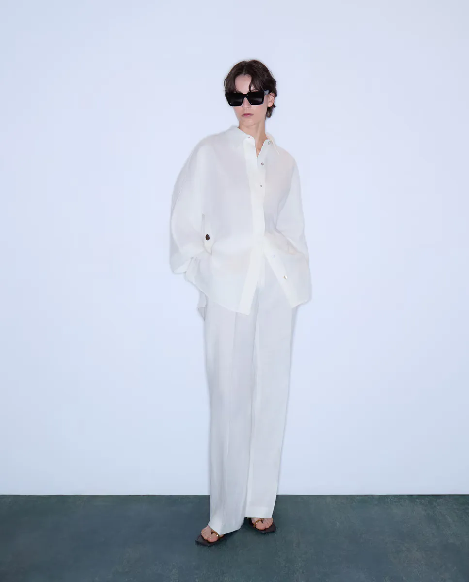 Женская льняная блузка-рубашка Woman Limited El Corte Inglés, цвет Blanco roto
Женская льняная блузка-рубашка Woman Limited El Corte Inglés, цвет Blanco roto