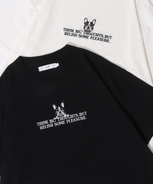 Футболка оверсайз с короткими рукавами и вышивкой в виде животных SITRY, черный
Футболка оверсайз с короткими рукавами и вышивкой в виде животных SITRY, черный