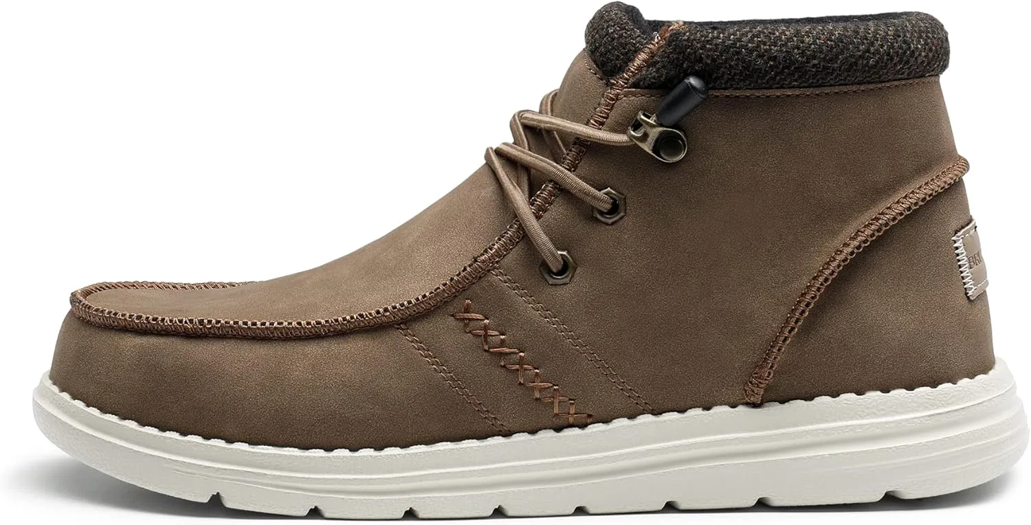 Мужские повседневные слипоны Bruno Marc, теплые лоферы и зимние ботинки для мужчин, коричневый
Мужские повседневные слипоны Bruno Marc, теплые лоферы и зимние ботинки для мужчин, коричневый