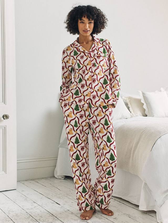 Пижамный комплект для собаки Candy Cane с пуговицами Chelsea Peers, Off White
Пижамный комплект для собаки Candy Cane с пуговицами Chelsea Peers, Off White