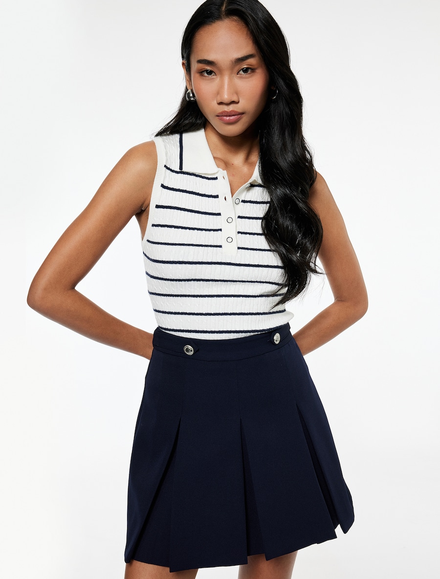 Вязаный топ Koton, Natural White
Вязаный топ Koton, Natural White