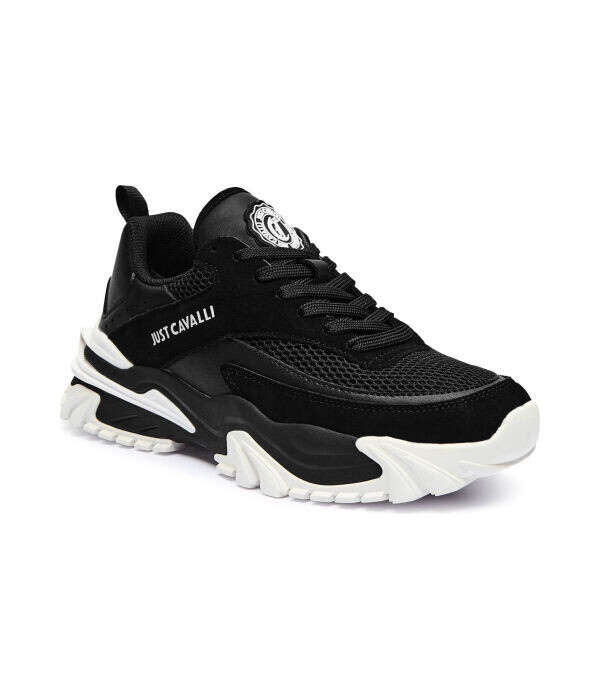 Кроссовки кожаные Just Cavalli, черный / белый
Кроссовки кожаные Just Cavalli, черный / белый