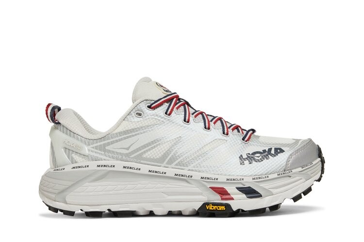 Кроссовки HOKA Moncler x Mafate Speed 2 'Nimbus Cloud Harbor Mist', белый 
Кроссовки HOKA Moncler x Mafate Speed 2 'Nimbus Cloud Harbor Mist', белый