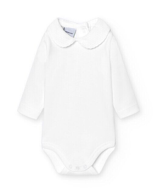 Комплект из 2 детских боди из пике с воротником-поло Babidú, белый
Комплект из 2 детских боди из пике с воротником-поло Babidú, белый