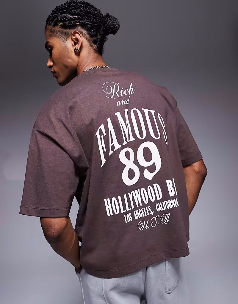 Футболка свободного кроя ASOS DESIGN с гранжевой спортивной графикой коричневого цвета
Футболка свободного кроя ASOS DESIGN с гранжевой спортивной графикой коричневого цвета