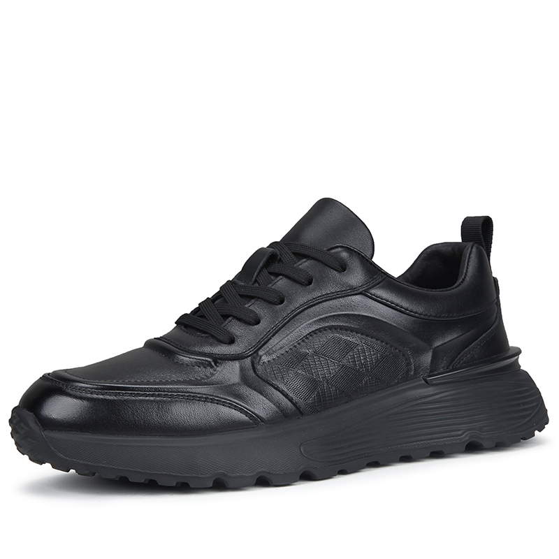 LINSEN Мужские низкие кэжуал кеды черные, цвет Black
LINSEN Мужские низкие кэжуал кеды черные, цвет Black