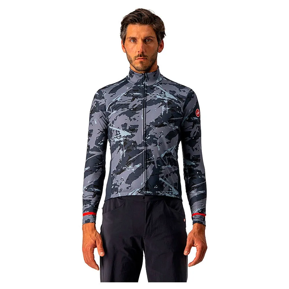 Джерси с длинным рукавом Castelli Unlimited Thermal, серый 
Джерси с длинным рукавом Castelli Unlimited Thermal, серый