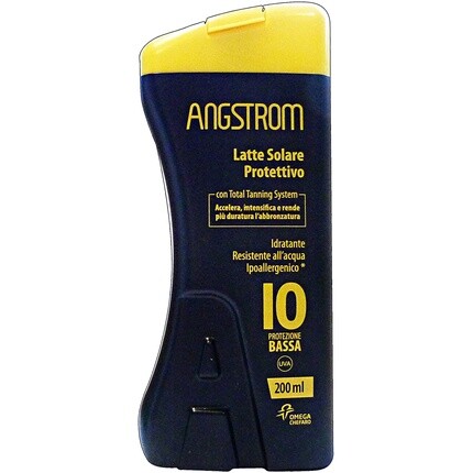 Angstrom Защитное солнечное молочко SPF 10 200мл
Angstrom Защитное солнечное молочко SPF 10 200мл