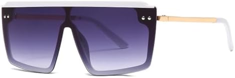 Винтажные модные солнцезащитные очки большого квадратного размера для женщин и мужчин, стильные солнцезащитные очки с плоской оправой и защитой от УФ-излучения (UV400) MTZJH, C5
Винтажные модные солнцезащитные очки большого квадратного размера для женщин и мужчин, стильные солнцезащитные очки с плоской оправой и защитой от УФ-излучения (UV400) MTZJH, C5