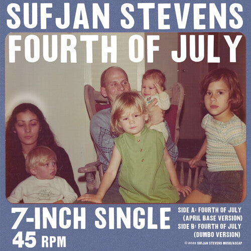Сингл 7" Stevens, Sufjan: Fourth Of July - Red
Сингл 7" Stevens, Sufjan: Fourth Of July - Red