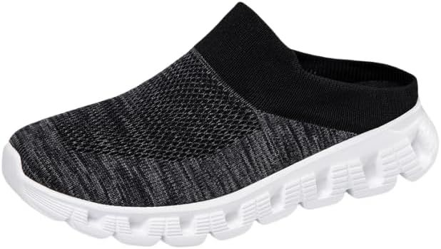 Мужские модные вязаные дышащие сабо с перфорацией, удобные, с нескользящей и долговечной мягкой подошвой, тапочки для дома и улицы, летние Azttoztto, белый/черный
Мужские модные вязаные дышащие сабо с перфорацией, удобные, с нескользящей и долговечной мягкой подошвой, тапочки для дома и улицы, летние Azttoztto, белый/черный